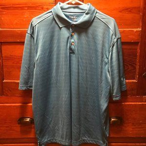 Men's Walter Hagen L blue golf shirt